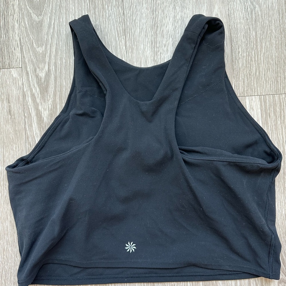 Athleta conscious crop black size M
